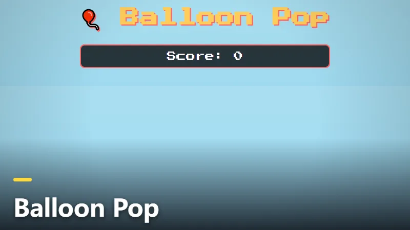 Balloon Pop