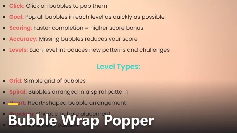 Bubble Wrap Popper