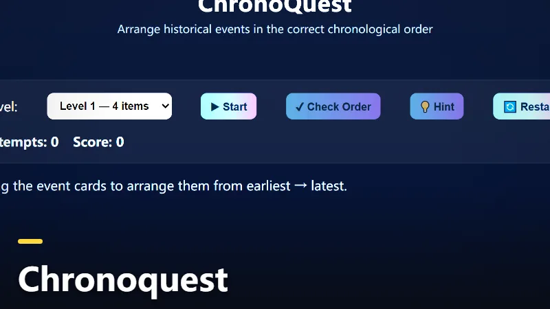 Chronoquest