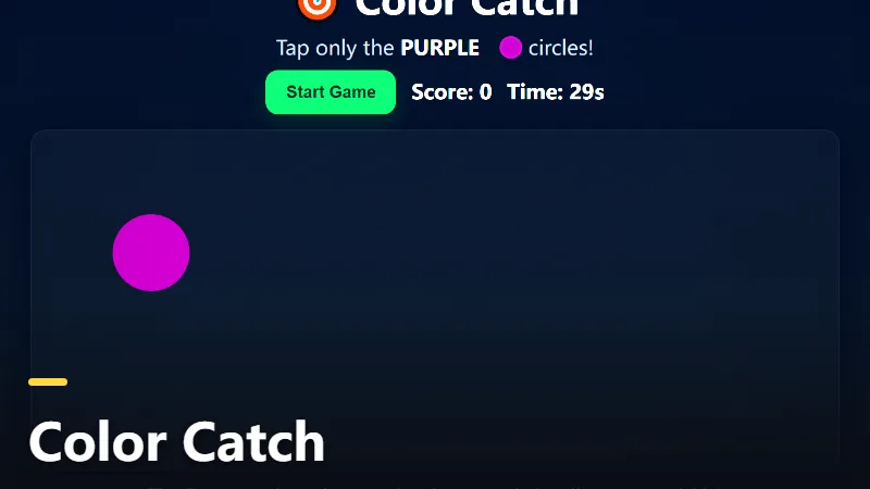 Color Catch