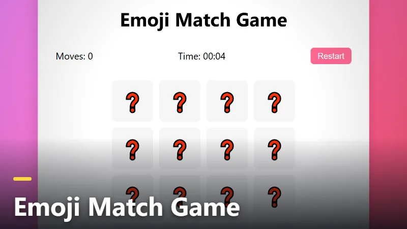 Emoji Match Game