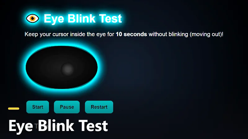 Eye Blink Test