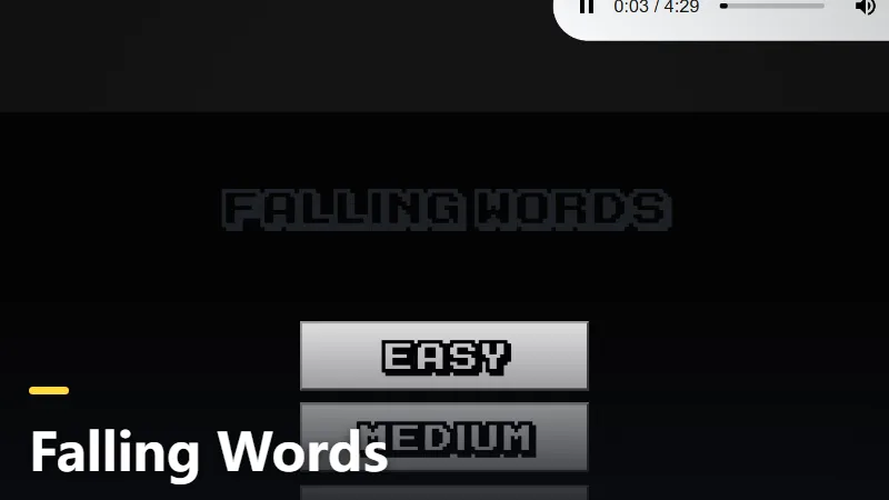 Falling Words