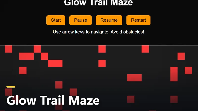 Glow Trail Maze