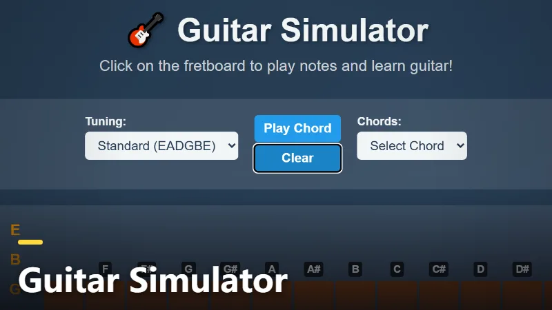 Guitar Simulator