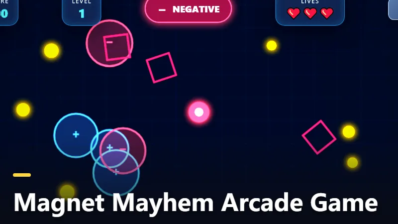 Magnet Mayhem Arcade Game