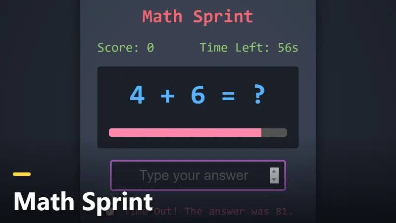 Math Sprint