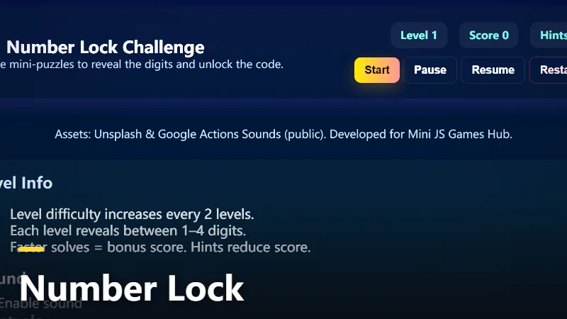 Number Lock