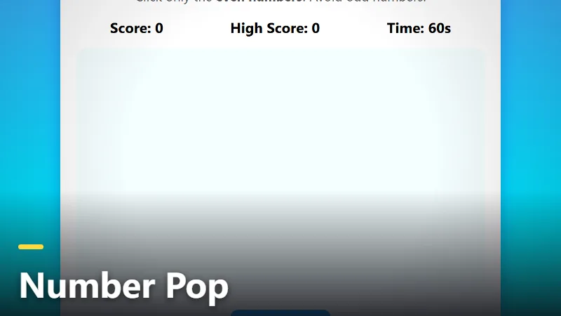 Number Pop