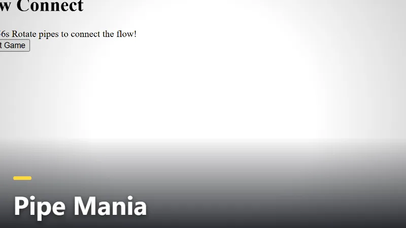 Pipe Mania