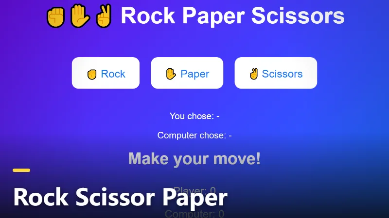 Rock Scissor Paper
