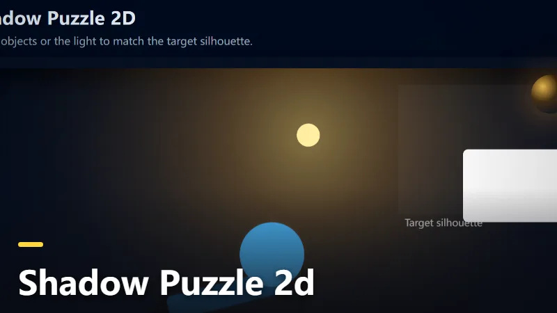 Shadow Puzzle 2d