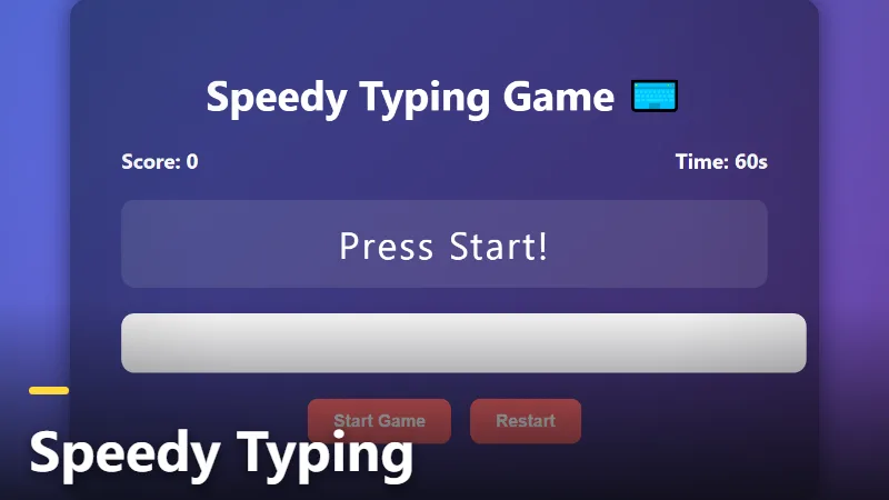 Speedy Typing