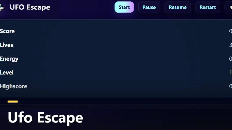 Ufo Escape